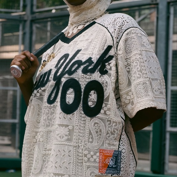 Custom Unisex New York Jersey Cream Color Size 2XL - Picture 2 of 6